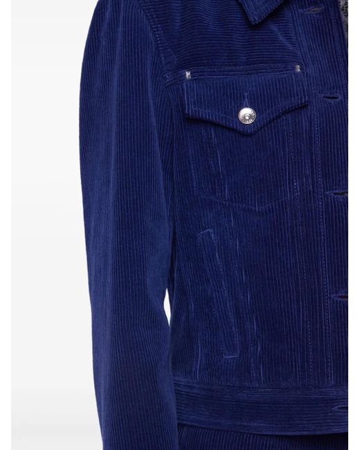 Rabanne Blue Corduroy Jacket