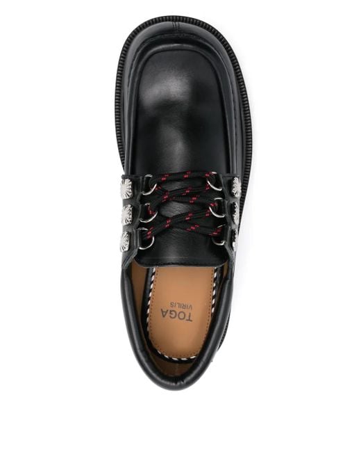 Zapatos derby AJ1391 Toga Virilis de hombre de color Black