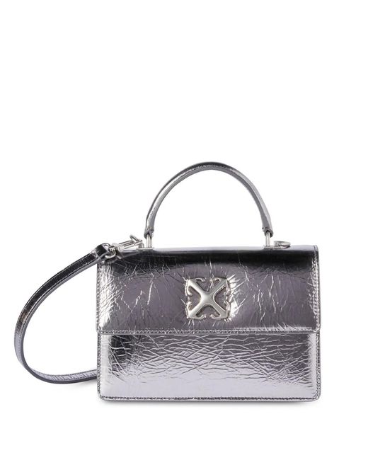 Off-White c/o Virgil Abloh Metallic Jitney 1.4 Tote Bag
