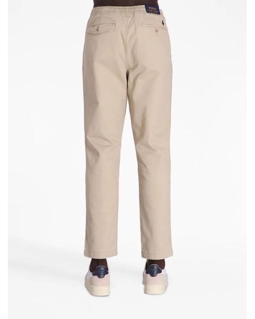 Pantalon Droit À Taille Élastiquée Polo Ralph Lauren pour homme en coloris Natural