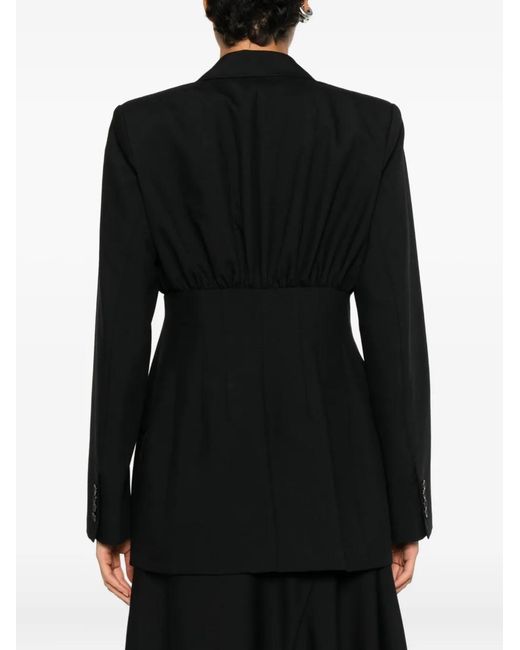 Lutz Huelle Black Adore Button-Fastening Blazer