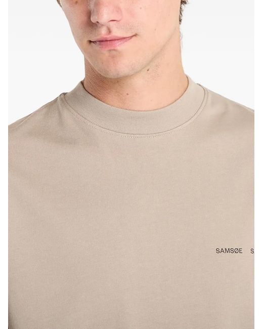 Samsøe & Samsøe White Norsbro T-Shirt for men
