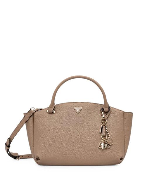 Guess Natural Gilda Charm-Detail Tote Bag