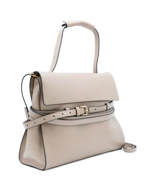 Moschino Women's Natural Tie Me Shoulder Bag shoulder bags