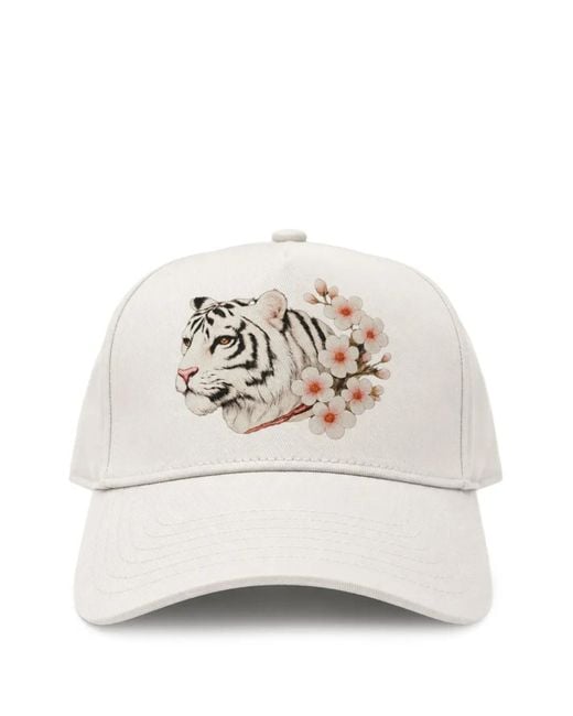 Melt Baseballkappe Mit Tiger-Print in Natural für Herren
