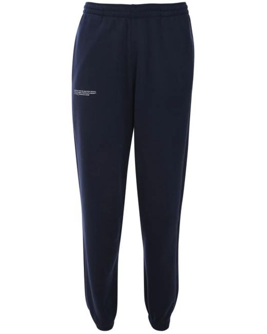 PANGAIA Blue Logo-Print Track Pants