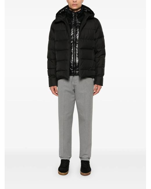 Fay Black Double-Front Jacket for men