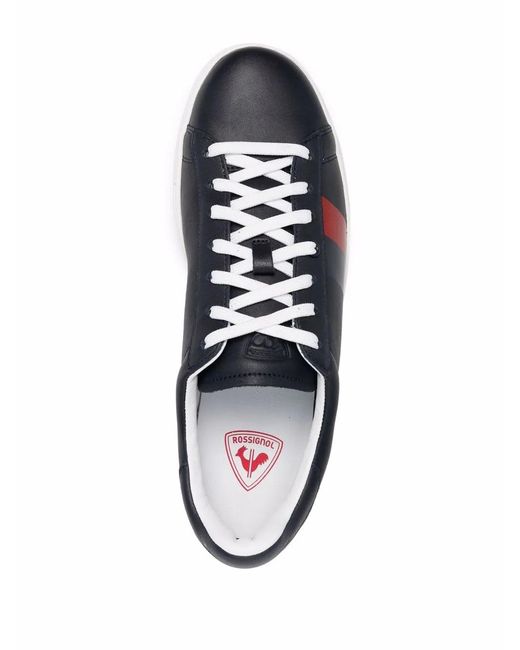 Rossignol Blue Alex Skin Stripe-Detail Sneakers