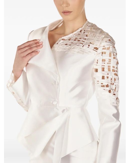 ARAFTU White Costume À Découpes