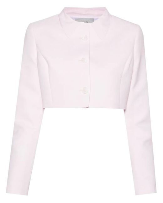 Coperni Pink Prince Of Wales-Print Jacket