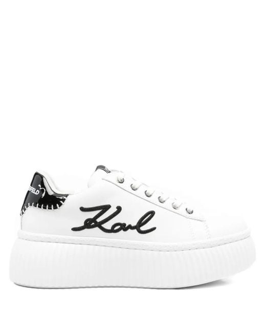 Karl Lagerfeld White Kreeper Lo