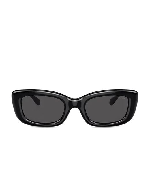 COACH Zonnebril Met Cat-Eye Montuur in het Black