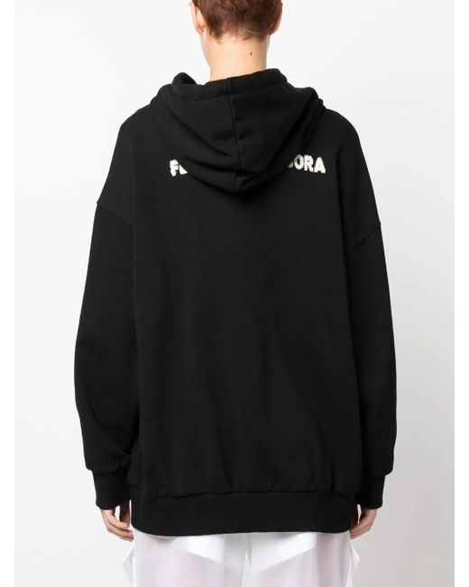Stella McCartney Black Lunar New Year Jersey Hoodie