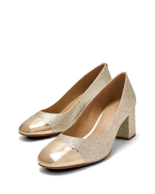 Michael Kors Natural Escarpins À Effet De Paillette