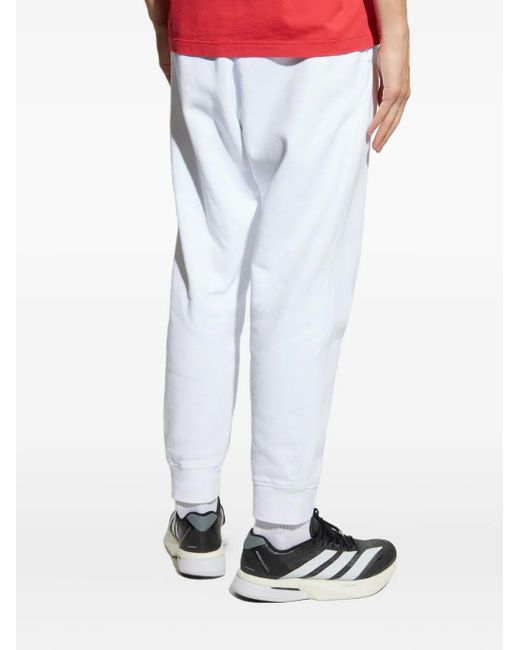 DSquared² White Logo-Appliqué Track Pants for men