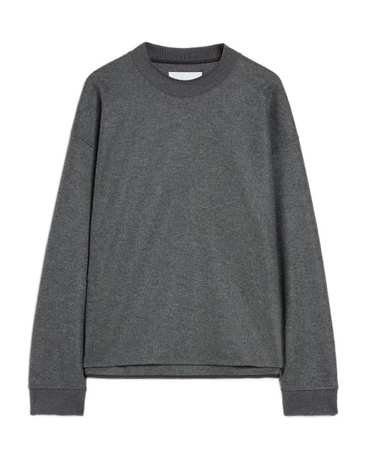 Jil Sander Gray Wool Jumper for men