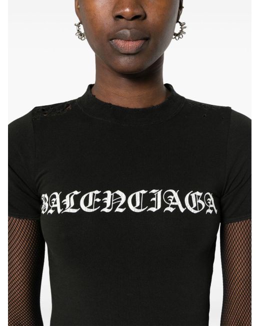 Balenciaga ロゴ ジャージードレス Black