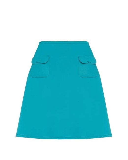 Eres Blue Maritime Mini Skirt