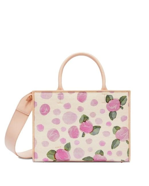 Furla Pink Opportunity S Tote Bags