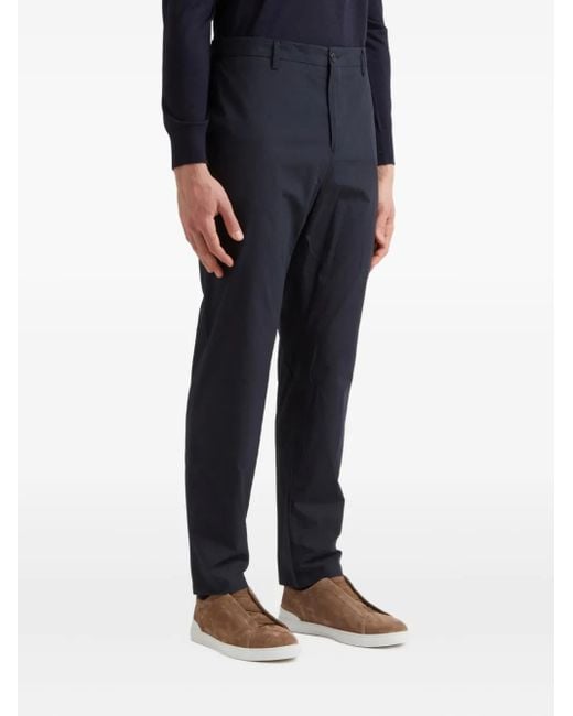 Paul Smith Blue Button-Fly Trousers for men