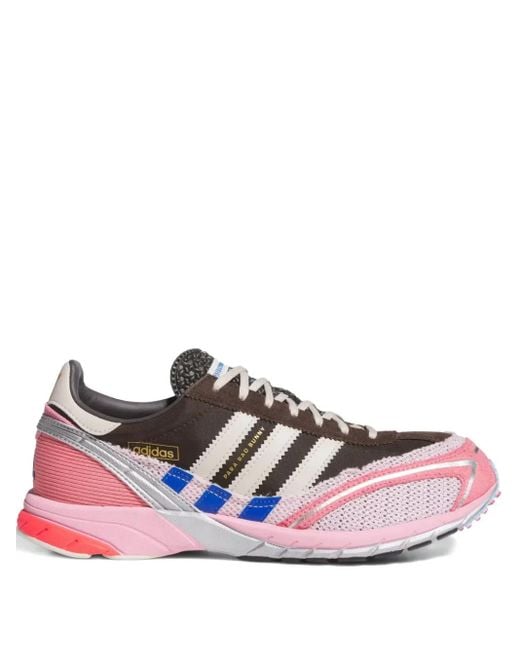 Adidas Pink Adizero Sl 72 Striped Sneakers for men