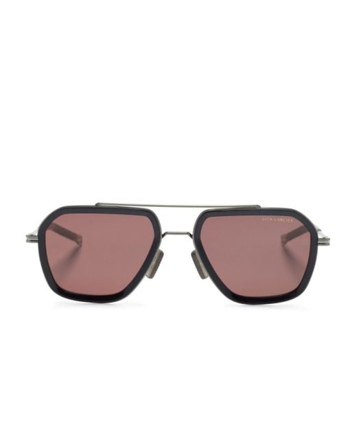 Dita Eyewear Gray Navigator-frame Sunglasses