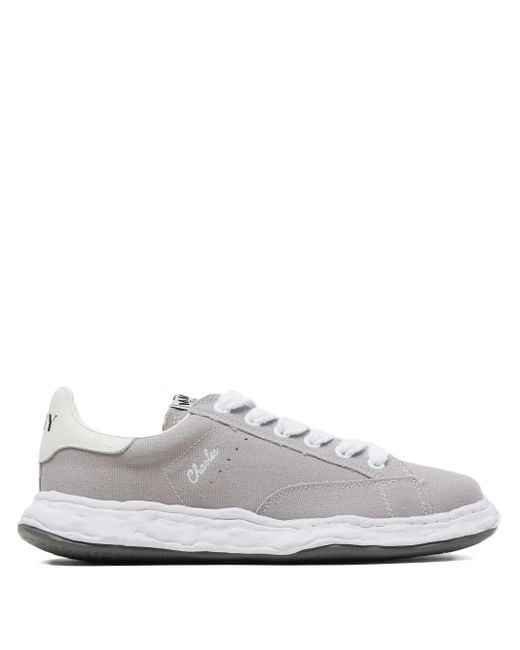 Maison Mihara Yasuhiro White Charles Logo Sneakers for men