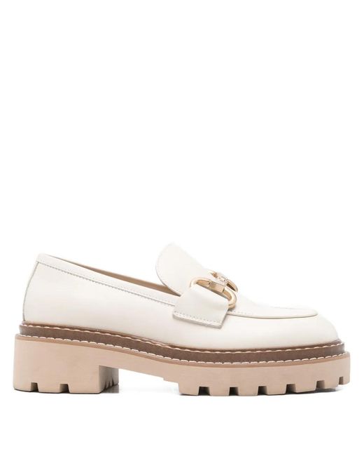 VAMSKO Natural 50Mm Bea Lug-Sole Loafers