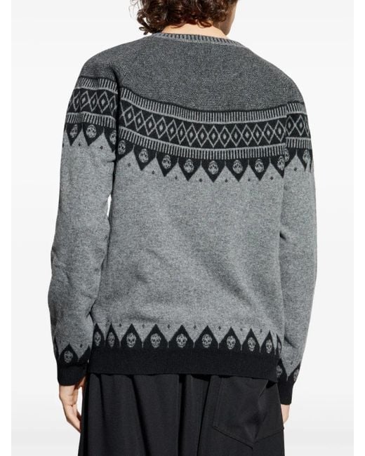 Pullover di McQueen in Gray da Uomo