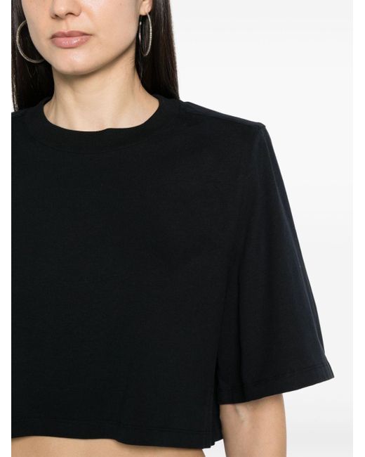 Isabel Marant T-shirt Met Geborduurd Logo in het Black