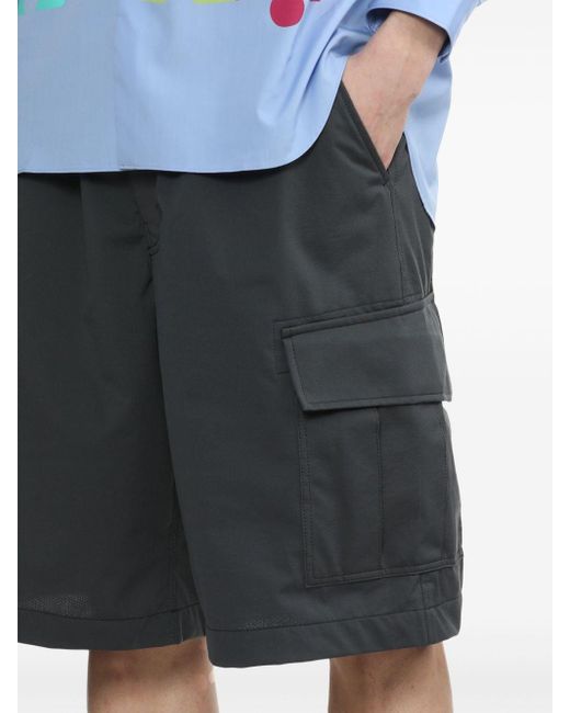 Comme des Garçons Gray Elasticated-waist Cargo Shorts for men
