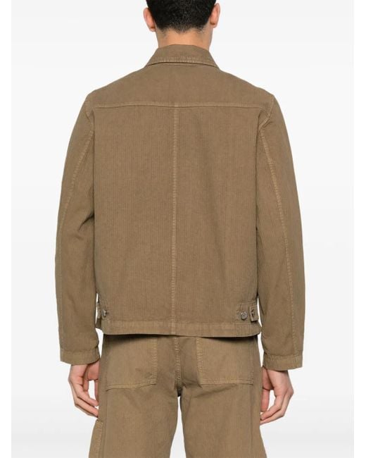 sunflower Natural Striped Jacket for men