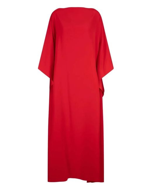 Gianluca Capannolo Red Boat-Neck Dress