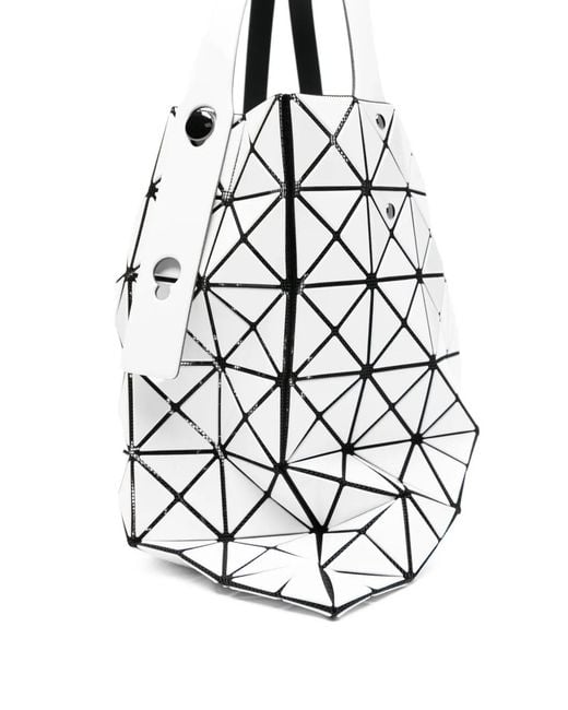 Issey Miyake White Prism Small Tote