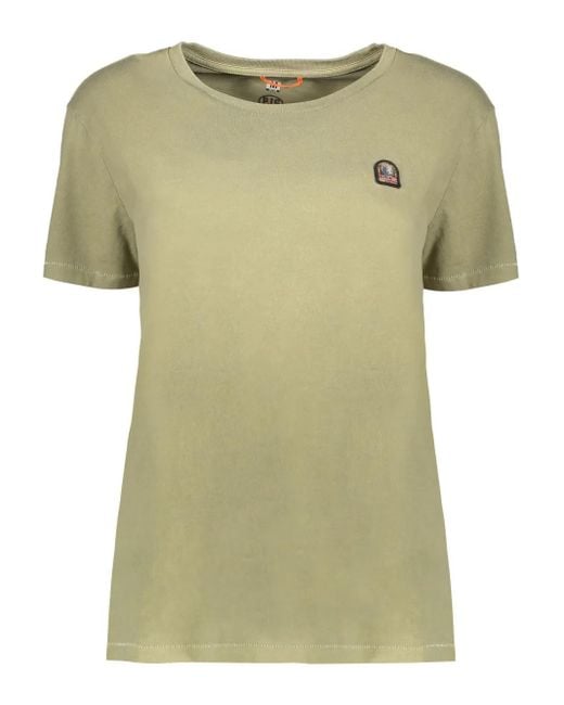 Parajumpers Green Cotton T-Shirt