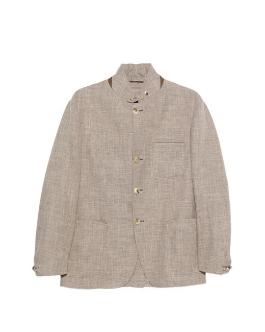 Canali Natural Button Blazer for men