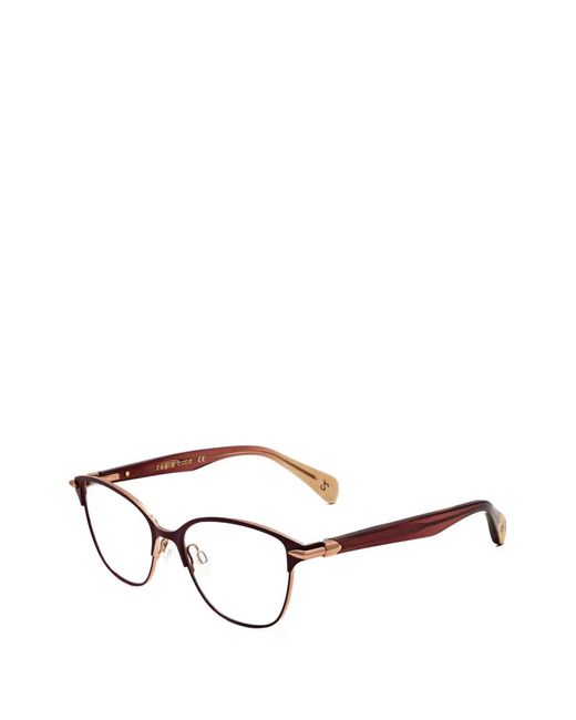 Rag & Bone White Geometric-Frame Glasses