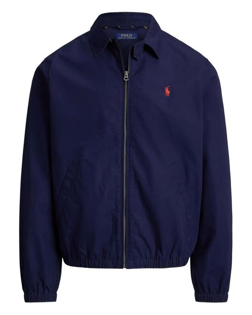 Polo Ralph Lauren Blue Windbreacker Jacket for men