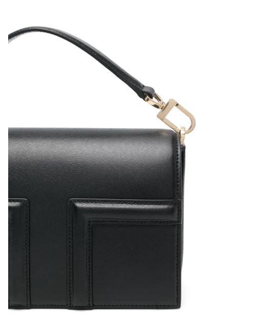Borsa A Spalla T-Flap Mini di Totême in Black