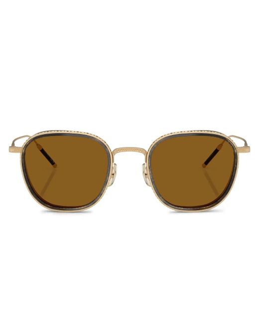 Oliver Peoples Brown Tk-9 Sunglasses
