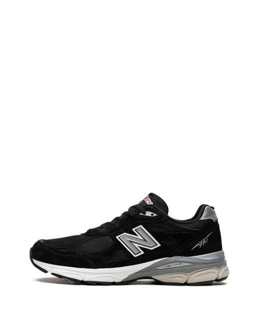 New Balance Black 990V3 Low-Top Sneakers