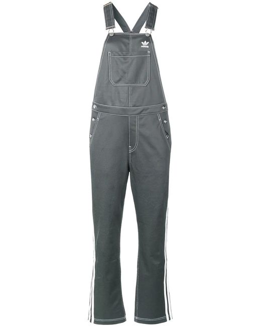 Adidas Gray Logo Dungarees