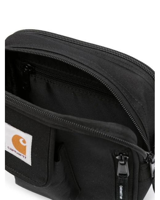 Carhartt Black Logo-Patch Shoulder Bag