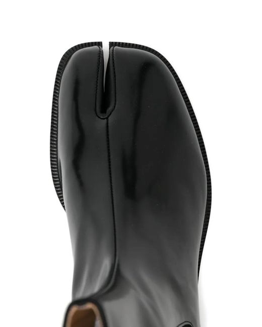 MM6 by Maison Margiela Black Tabi Chelsea Boots