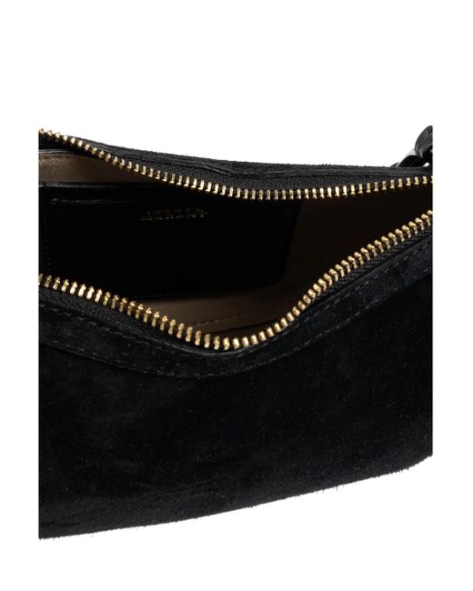 Isabel Marant Black Oskan Moon Shoulder Bag