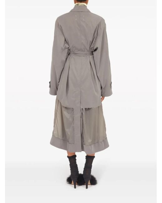 Maison Margiela Gray Décortiqué Reversible Trench Coat