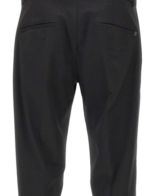 Dondup Hose mit eingefassten Taschen in Black für Herren