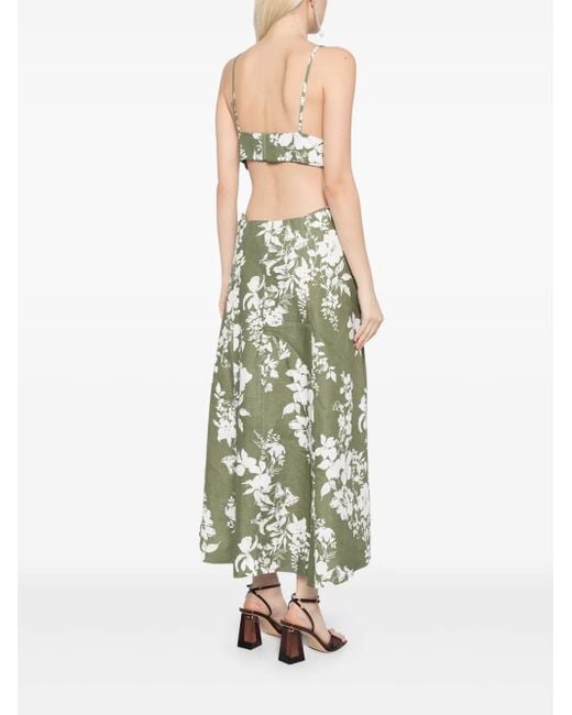 Reformation Samara ドレス Green