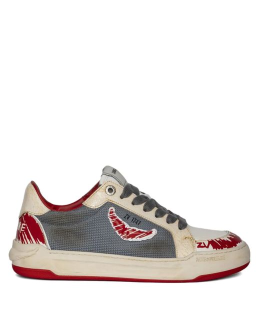 Zadig & Voltaire Brown Fly Wings Sneakers