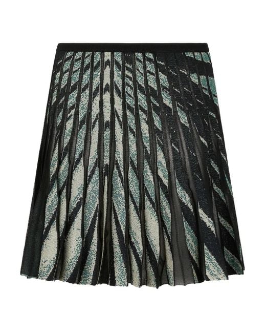 Roberto Cavalli Blue Minirock Mit Falten